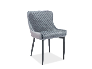 Jídelní židle Casandra (šedá + černá)
