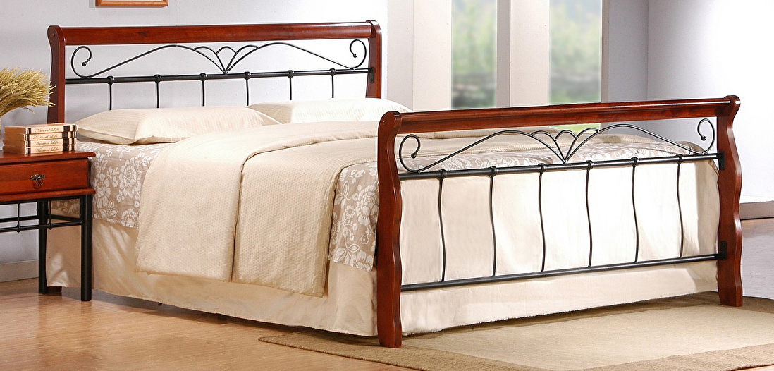 Manželská postel 180 cm Veronica 180 (s roštem)