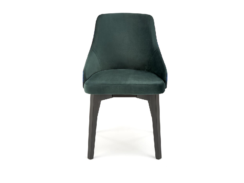 Jídelní židle Edo (černá + zelená)
