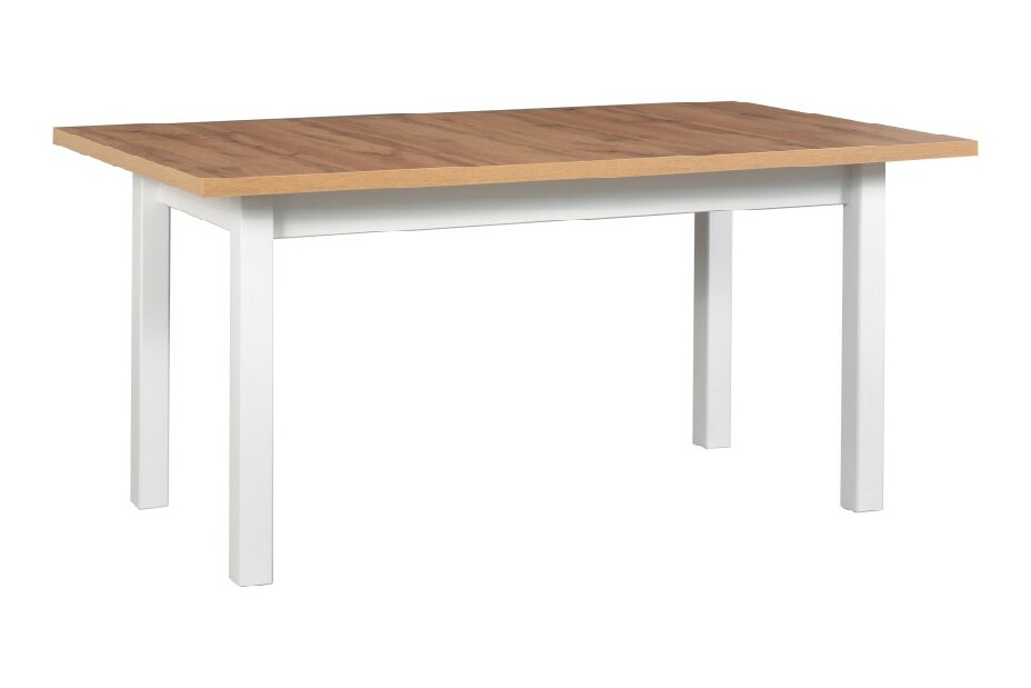 Jídelní stůl Mitchell 2 XL (dub wotan + bílá) (pro 6 až 8 osob)