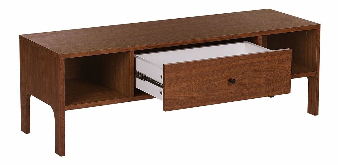 TV stolek/skříňka CLANOT (tmavé dřevo)