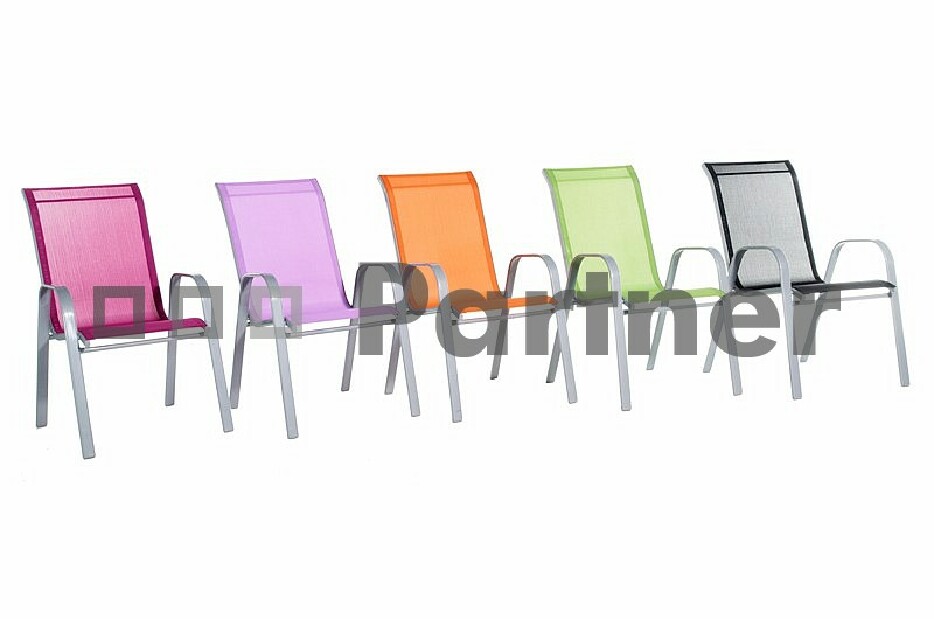 Zahradní židle Gloria fialová (kov)