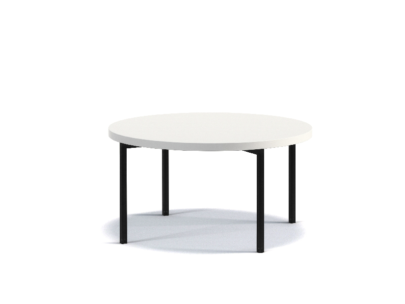 Konferenční stolek Sideria C (lesk bílý)