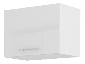 Horní kuchyňská skříňka Lavera 50 GU 36 1F (bílá + lesk bílý)