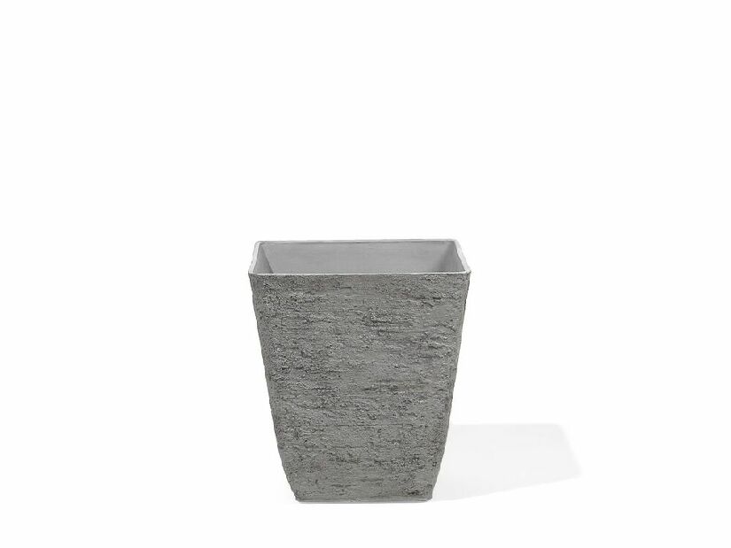 Květináč DOLES 43x39x39 cm (kámen) (šedá)