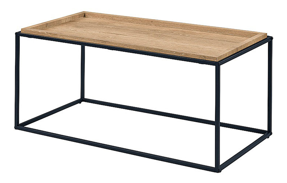 Konferenční stolek Marilu (dub + černá)