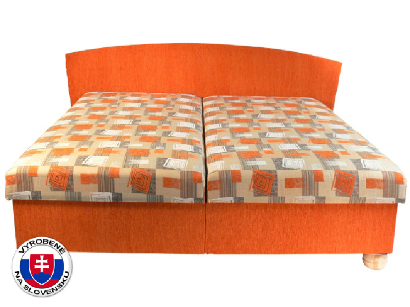 Manželská postel 160 cm Milano (se sendvičovou matrací)