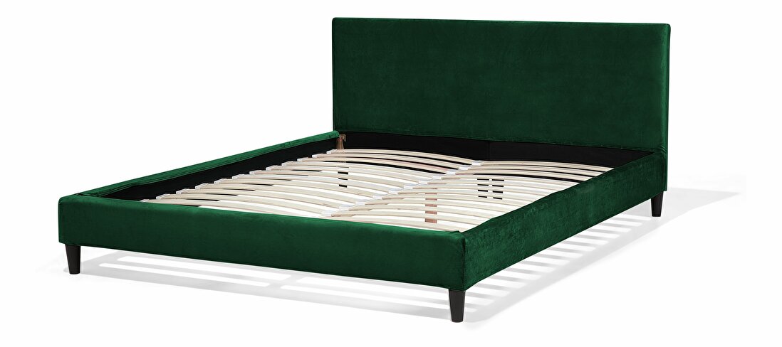 Manželská postel 160 cm FUTTI (Zelená) (s roštem) *výprodej