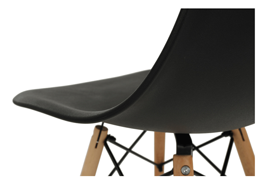 Set 2 ks. jídelních židlí Cisi 3 (černá) *výprodej