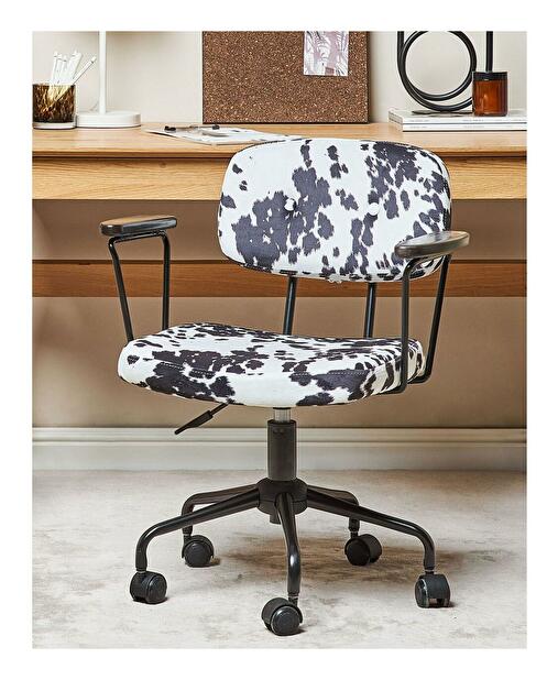 Kancelářská židle Asta (černobílá)