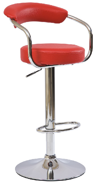 Barová židle C-231 Krokus červená