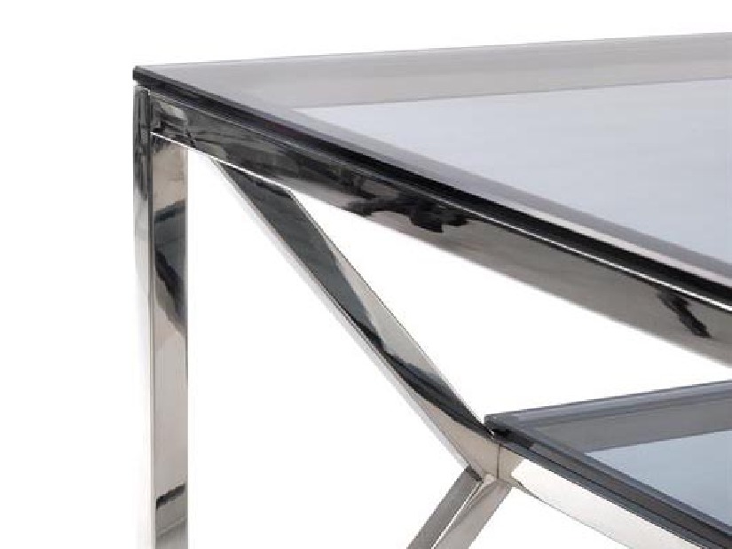 Konferenční stolek Apolonia (stříbrná)