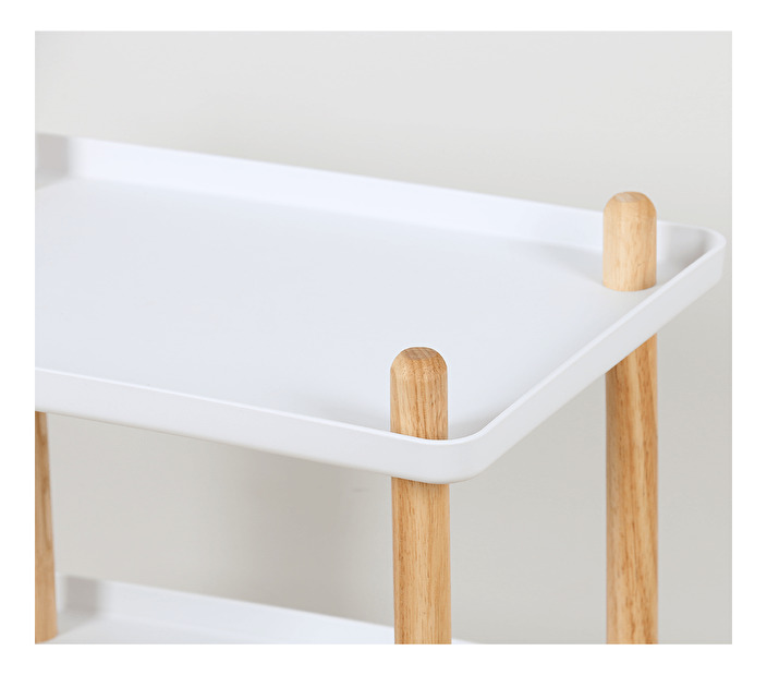 Příruční stolek Proty (bílá)