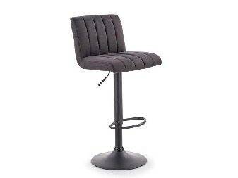 Barová židle Harriet (šedá + černá)