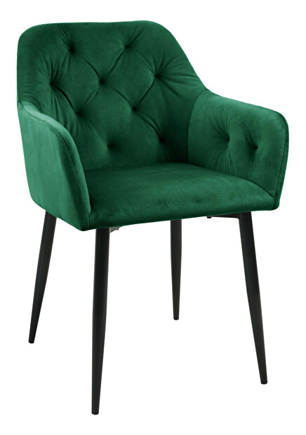 Jídelní židle Satya (tmavě zelená)