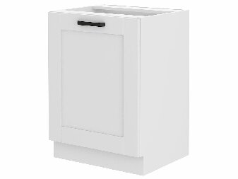 Dolní kuchyňská skříňka Lucid 60 D 2F BB (bílá + bílá)