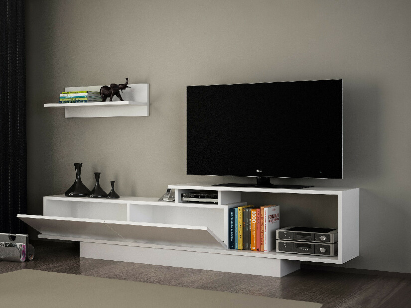 TV stolek/skříňka Atos (bílá)