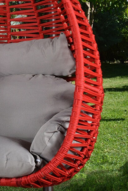 Zahradní houpací židle Finnikin (červená)