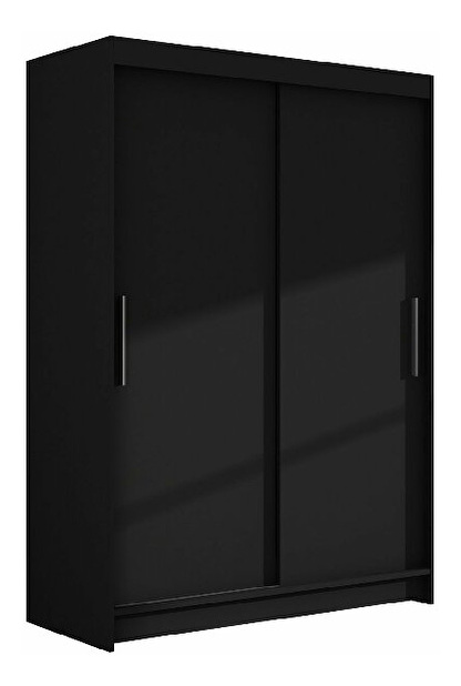 Šatní skříň Avela I (černá) (osvětlení led rgb barevné) *výprodej