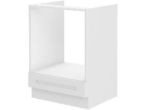 Dolní kuchyňská skříňka na troubu Lucid 60 D GAZ BB (bílá + bílá)