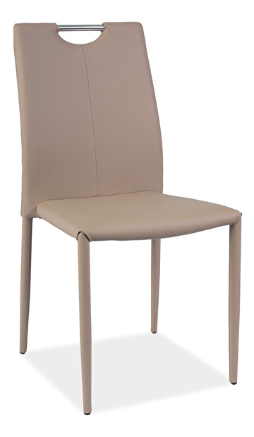 Jídelní židle H-322 (ekokůže tmavě béžová)
