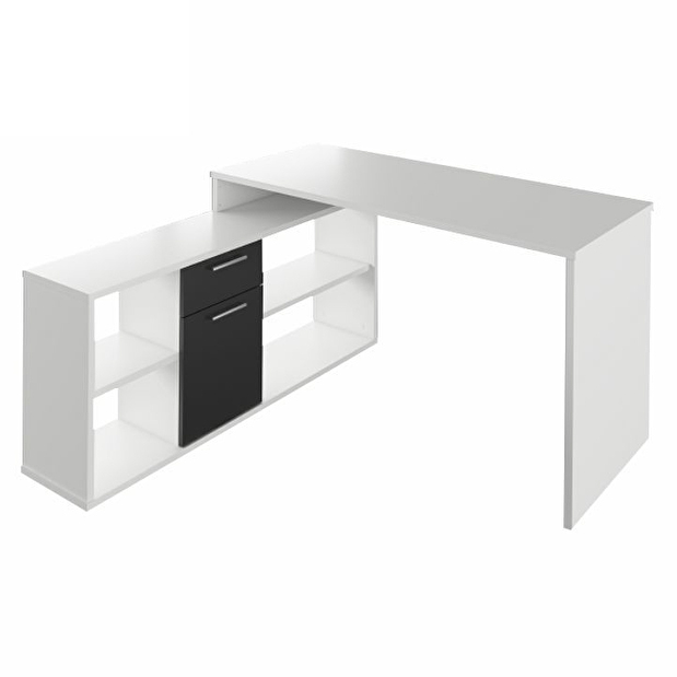 PC stolek Noe new (bílá + černá)