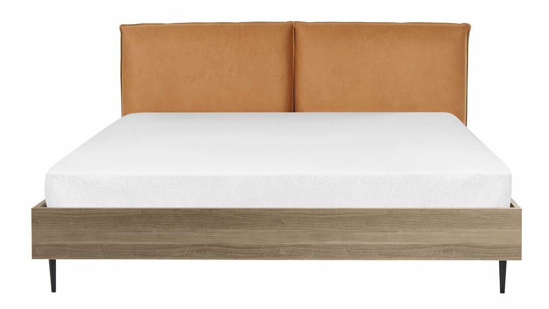 Manželská postel 180 cm Limza (hnědá)