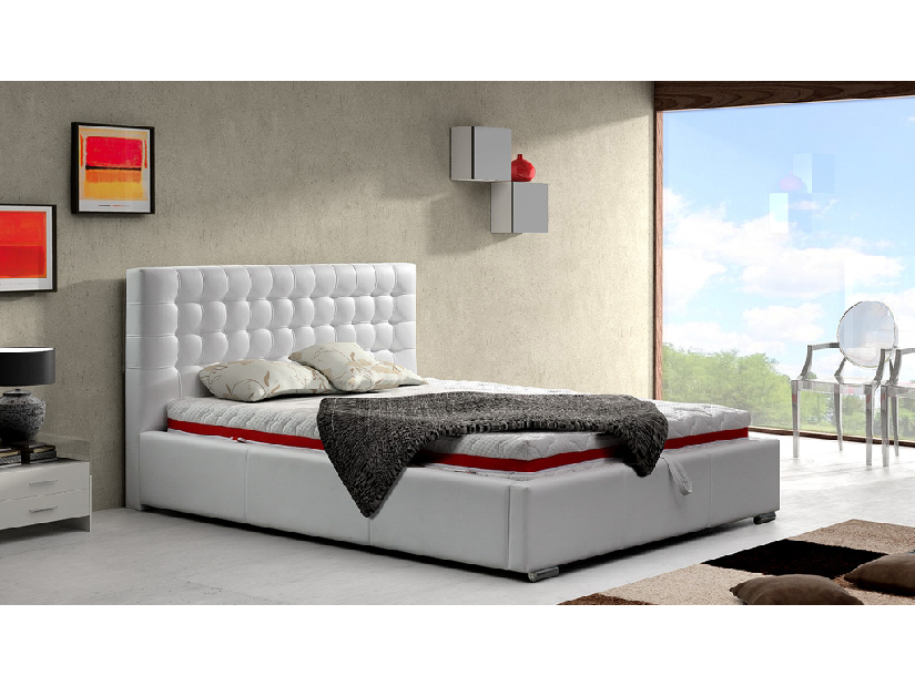 Manželská postel 140 cm Andover (s roštem)
