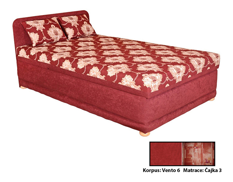 Jednolůžková postel (válenda) 120 cm Ema 120 (s molitanovou matrací) *výprodej