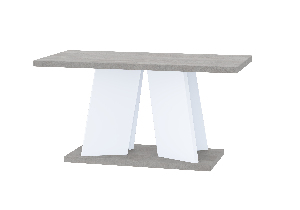 Konferenční stolek Mulnu (světle šedá + bílá)