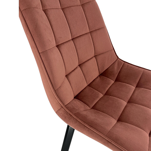 Jídelní židle Salma (tmavě růžová)