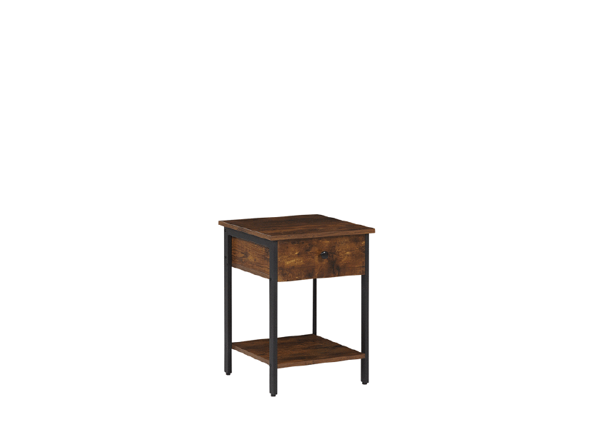 Příruční stolek VASIR (tmavé dřevo)