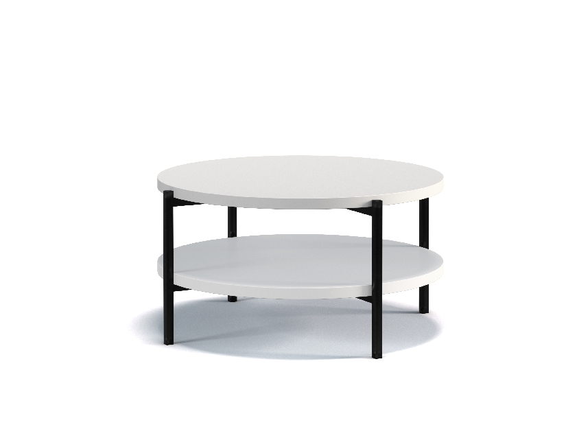 Konferenční stolek Sideria B (bílá matná)