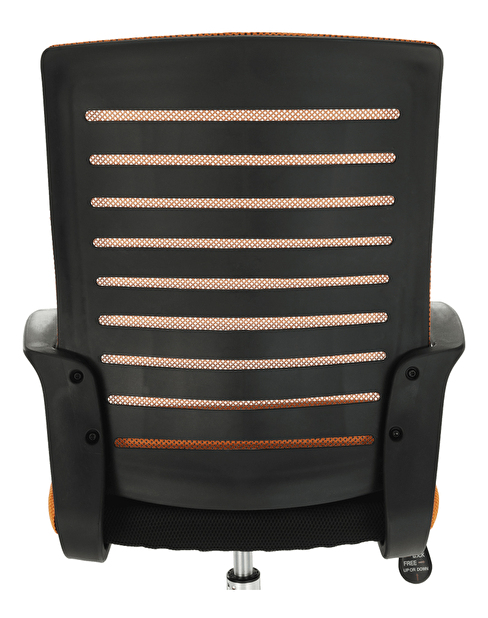 Kancelářská židle Lisabolla (oranžová + černá)