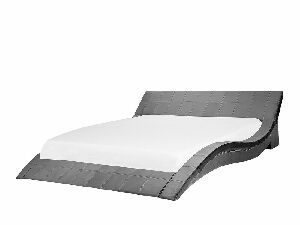 Manželská postel 180 cm VICHA 2 (s roštem) (šedá)