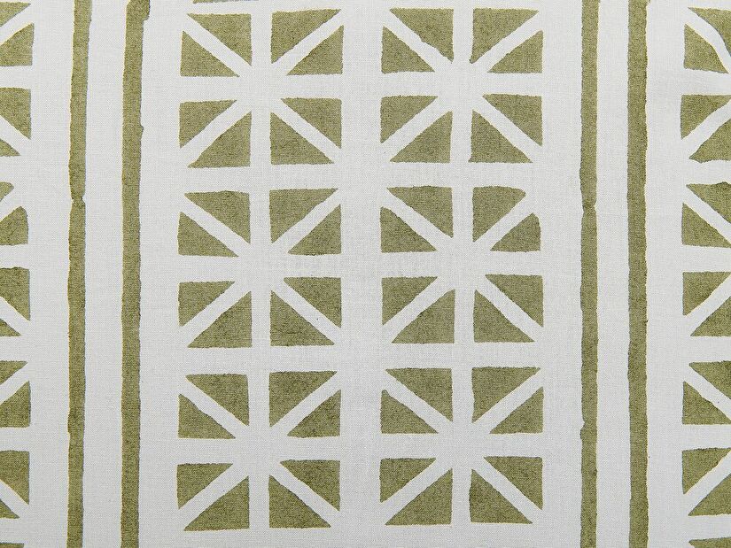 Sada 2 ozdobných polštářů 45 x 45 cm Sýri (zelená)