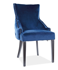 Jídelní židle Glenn (námořnická modrá + černá)