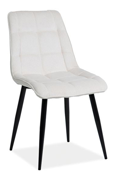 Jídelní židle Charlie (krémová + černá)