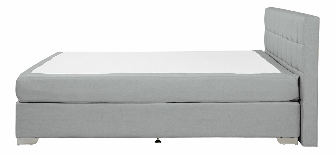Manželská postel Boxspring 140 cm ADIR (s matrací) (šedá)