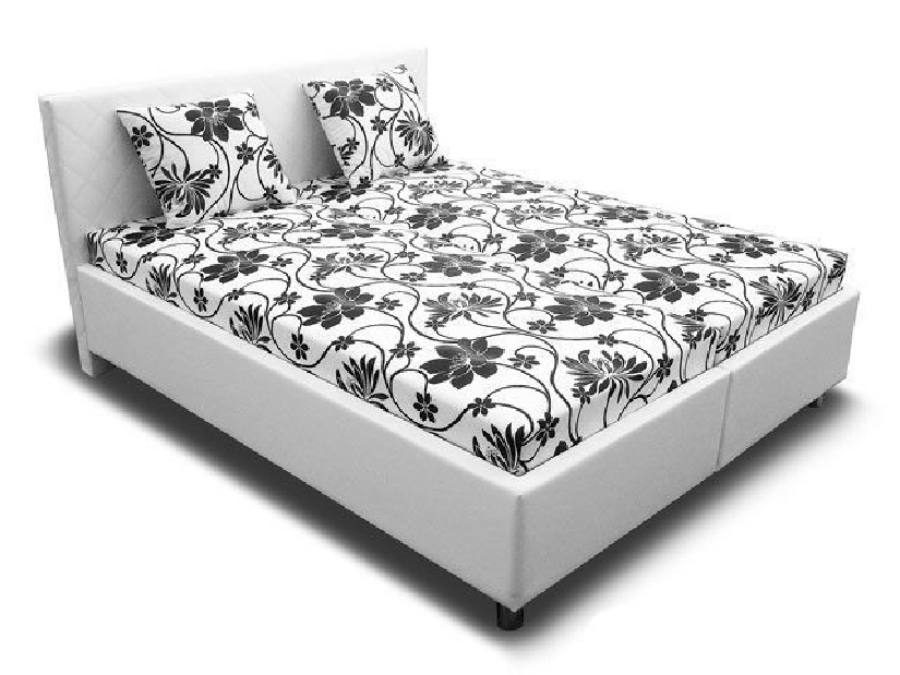 Manželská postel 160 cm Lanie 3 (s pěnovými matracemi)