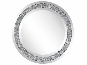 Nástěnné zrcadlo Emmett (stříbrná)