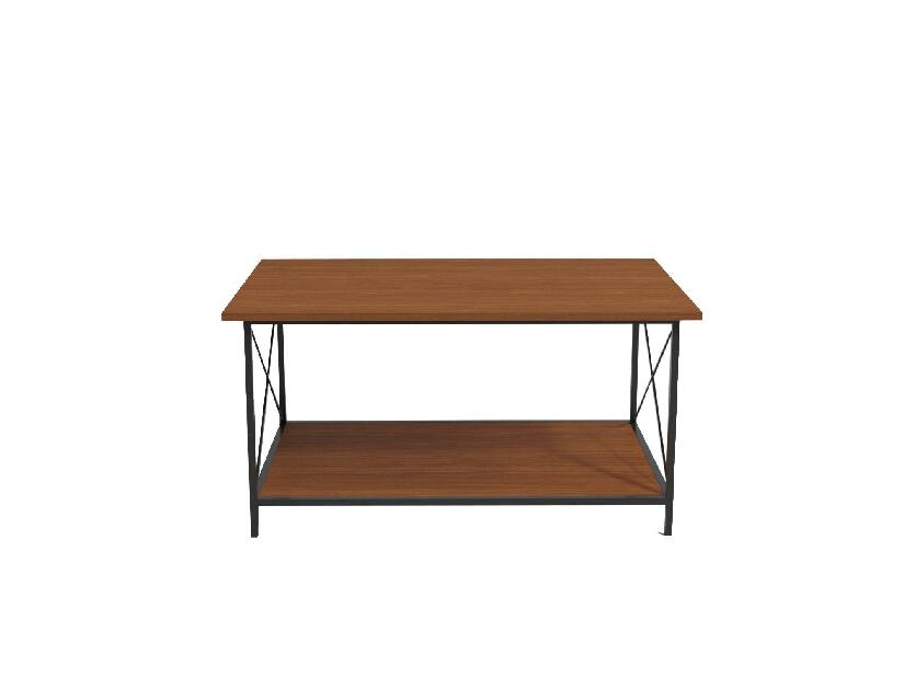 Konferenční stolek Winston (ořech + černá)