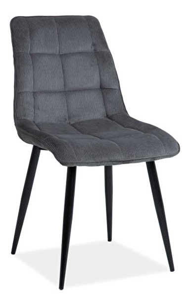 Jídelní židle Charlie (šedá + černá)