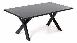 Jídelní stůl Lupla (pro 8 osob) (černá)