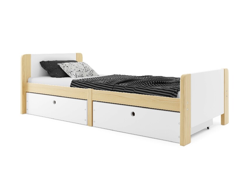 Jednolůžková postel 80 cm Aria (grafit)