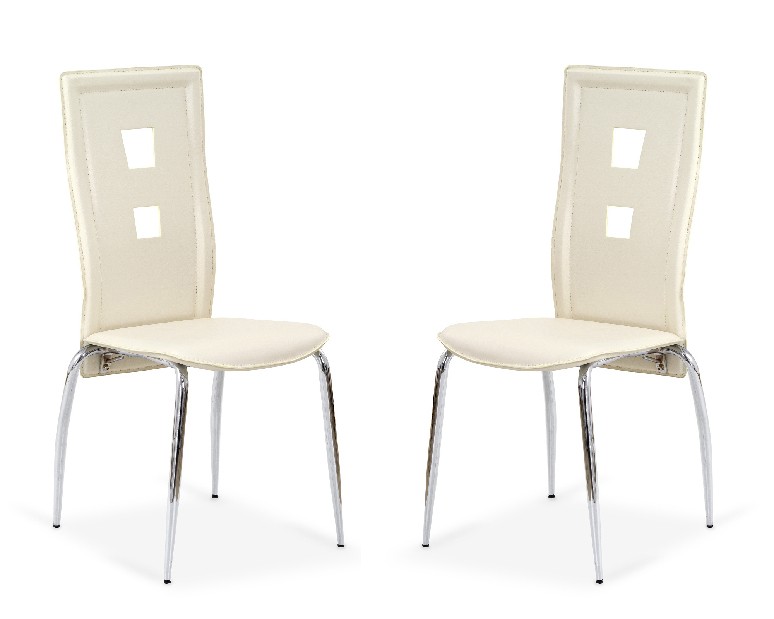 Jídelní židle K25 krémová (2ks.) *výprodej