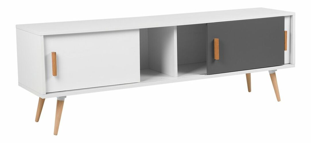 TV stolek/skříňka Indi (bílá)