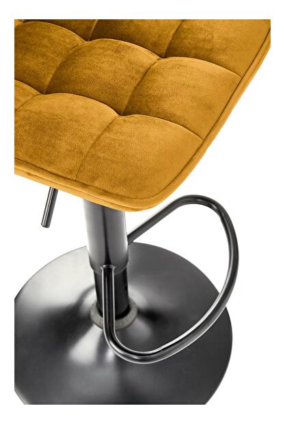 Barová židle Hertha (hořčičná)