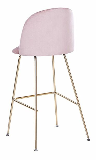 Set 2 ks. barových židlí ARCAL (růžová)