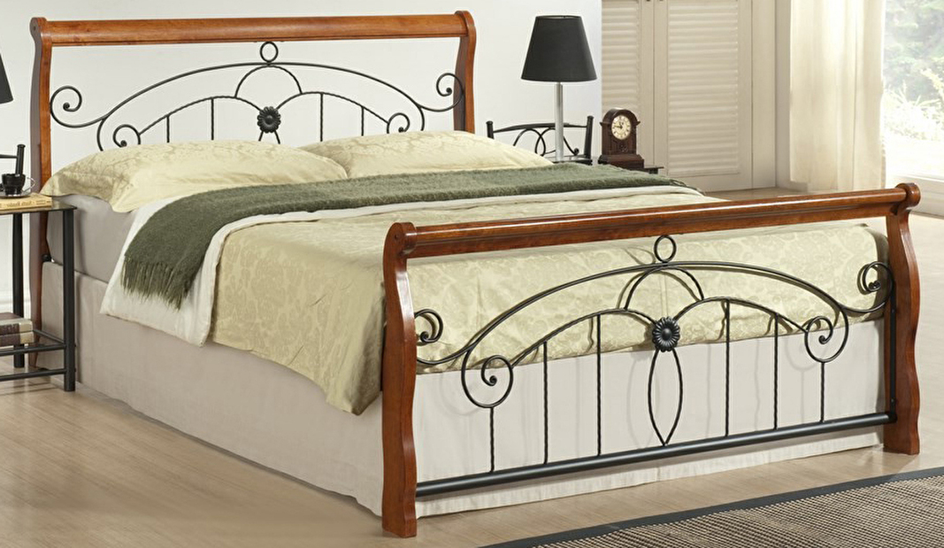 Manželská postel 180 cm Victoria (s roštem)
